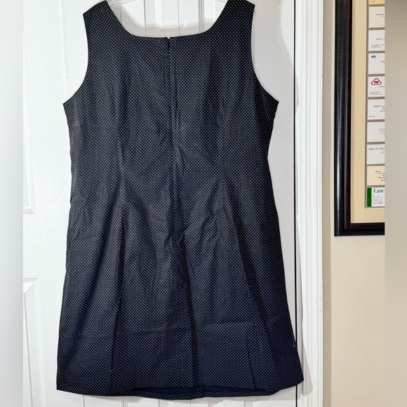 Charter Club Black and White Polka Dot Midi Dress - Picture 2 of 3